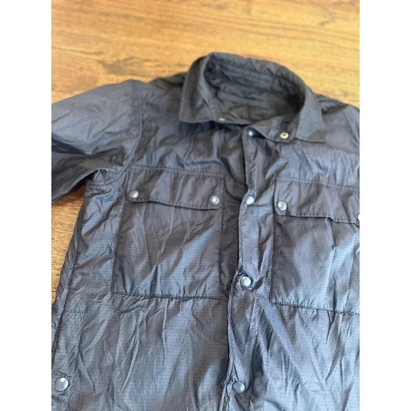 SEMPACH Mens Navy Blue Maske Parachute Ripstop Overshirt Jacket Medium B0851 - Picture 5 of 16